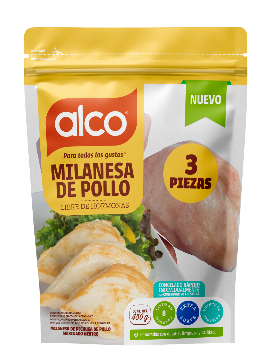 Milanesa de Pollo 3 pzas